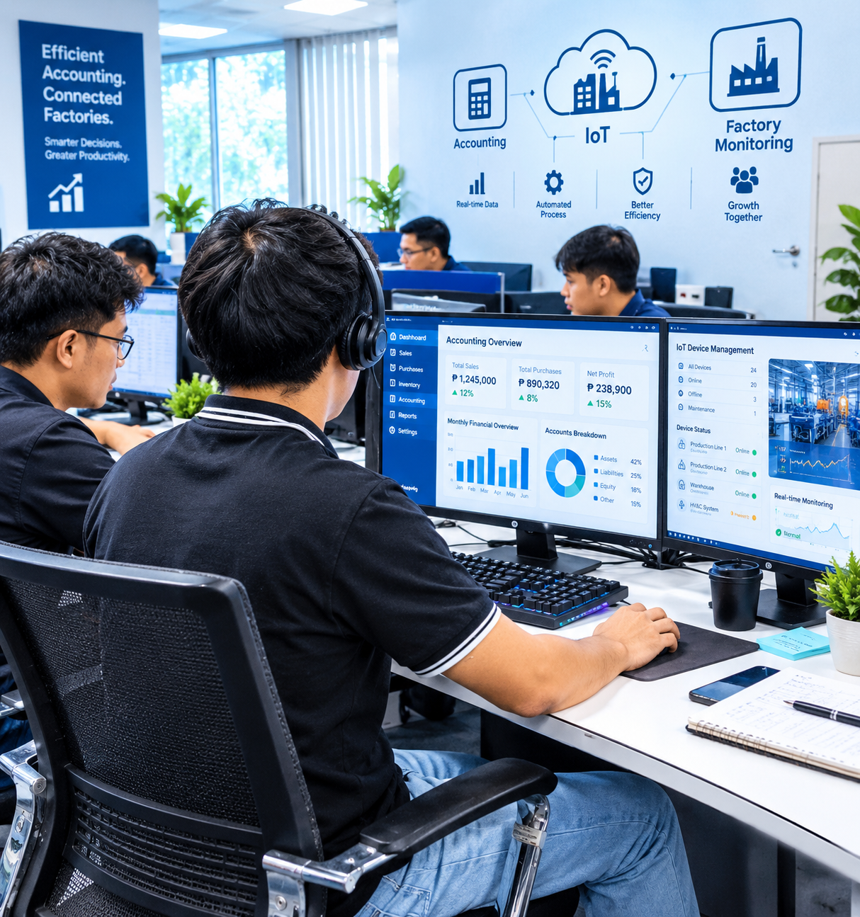 Accounting & Factory IoT Integration